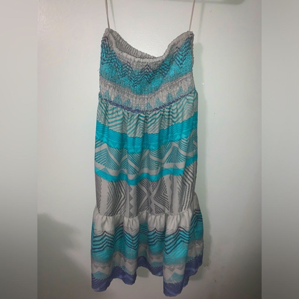 vintage american eagle strapless dress